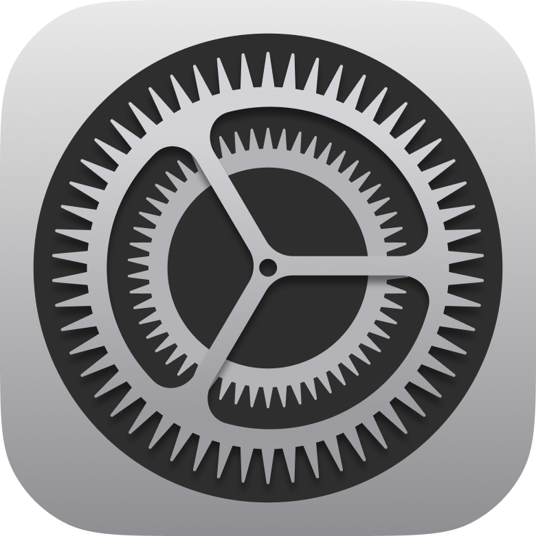 Settings app in iPadian Duo